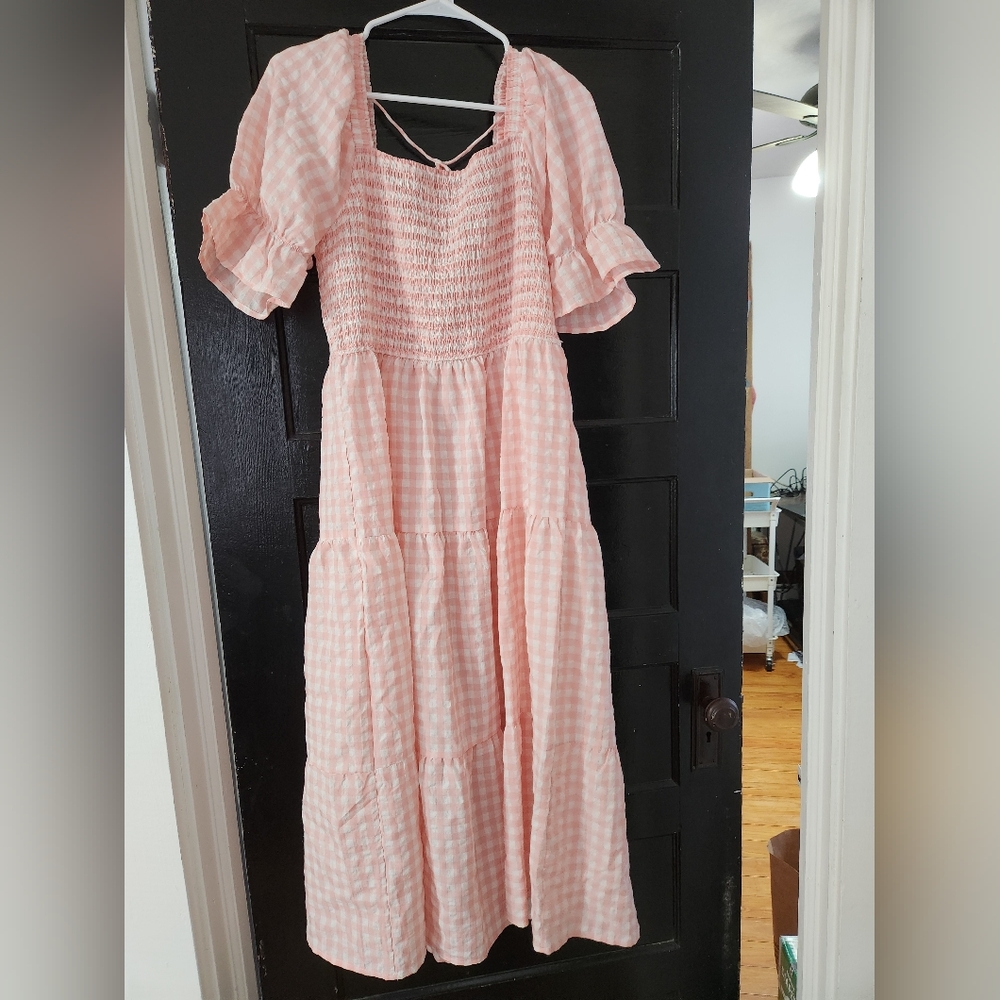 Gingham Maxi Dress
